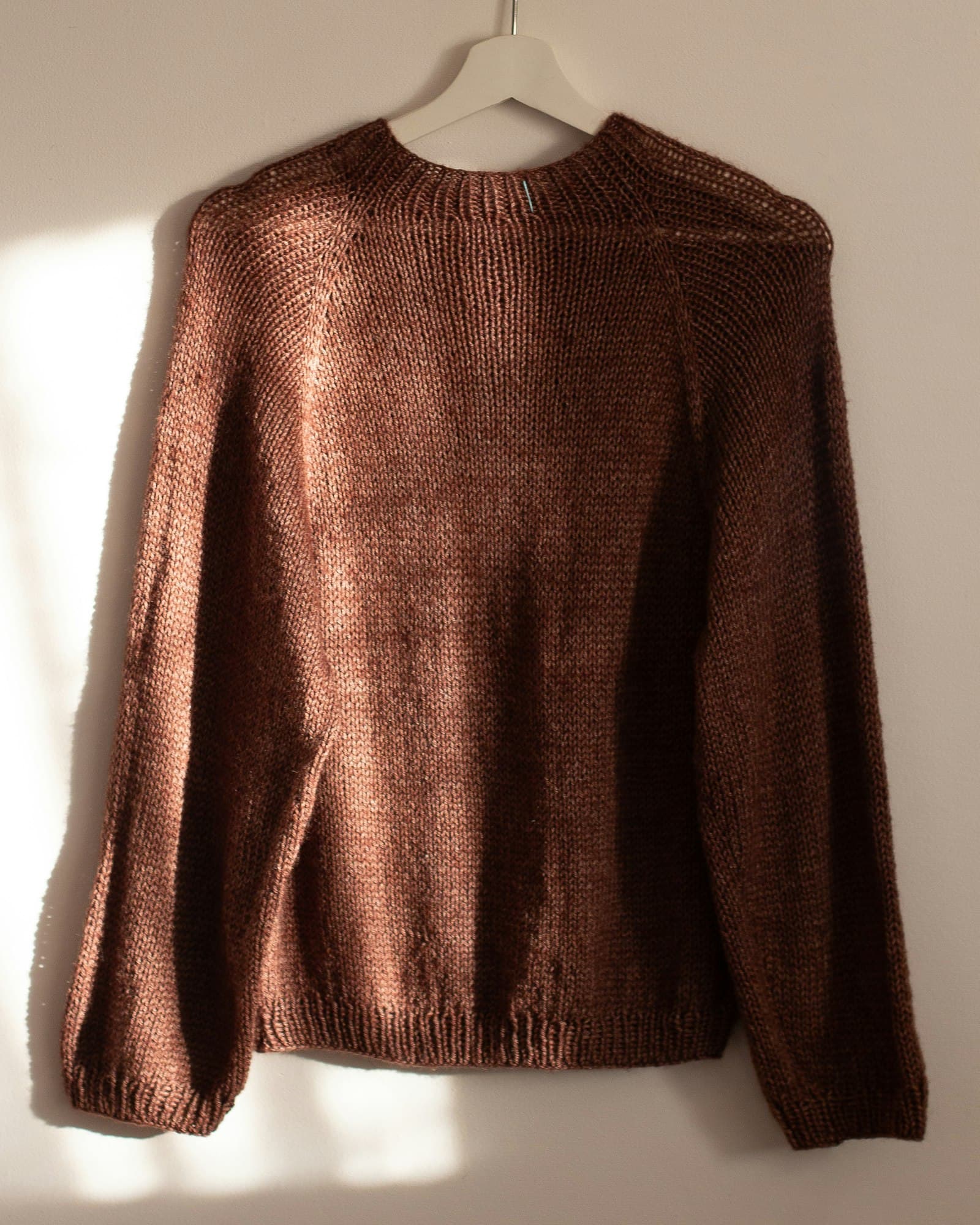 Áo len pha cashmere cổ tròn